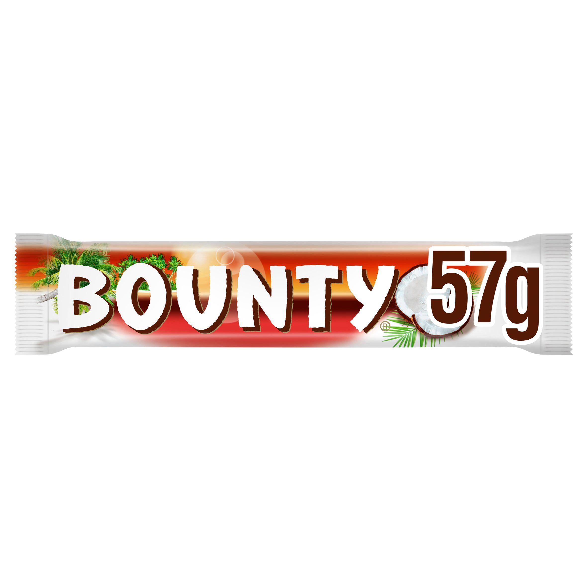 Bounty Coconut Dark Chocolate Duo Bar 57g (Dark)