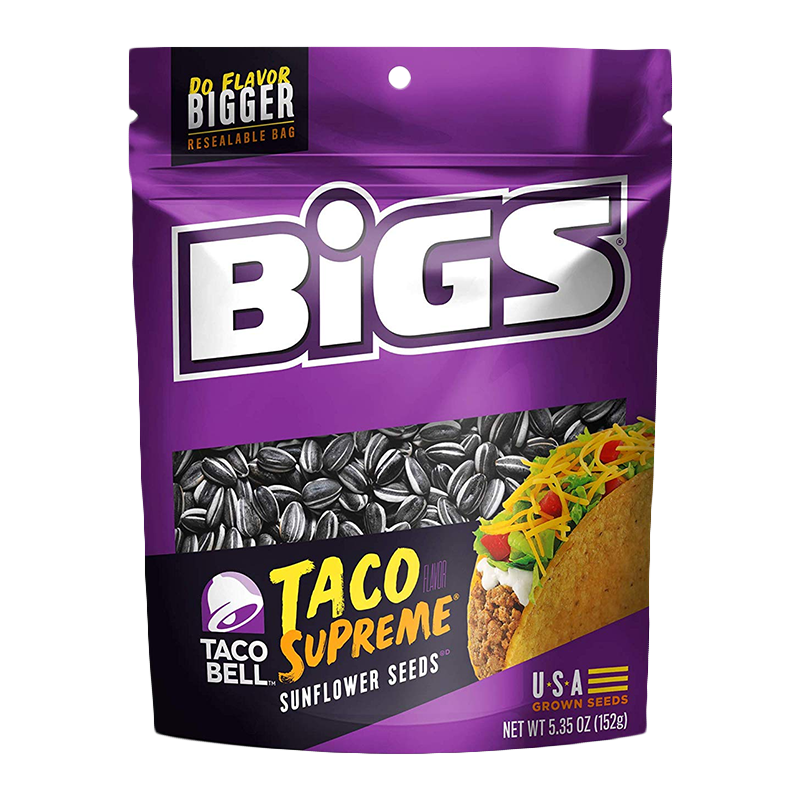 BIGS Sunflower Seeds Taco Bell Supreme 5.35oz