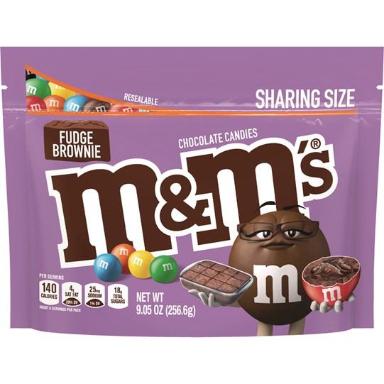 M&M's Fudge Brownie XL Sharing Pouch (9.05oz) - Best before June 2022