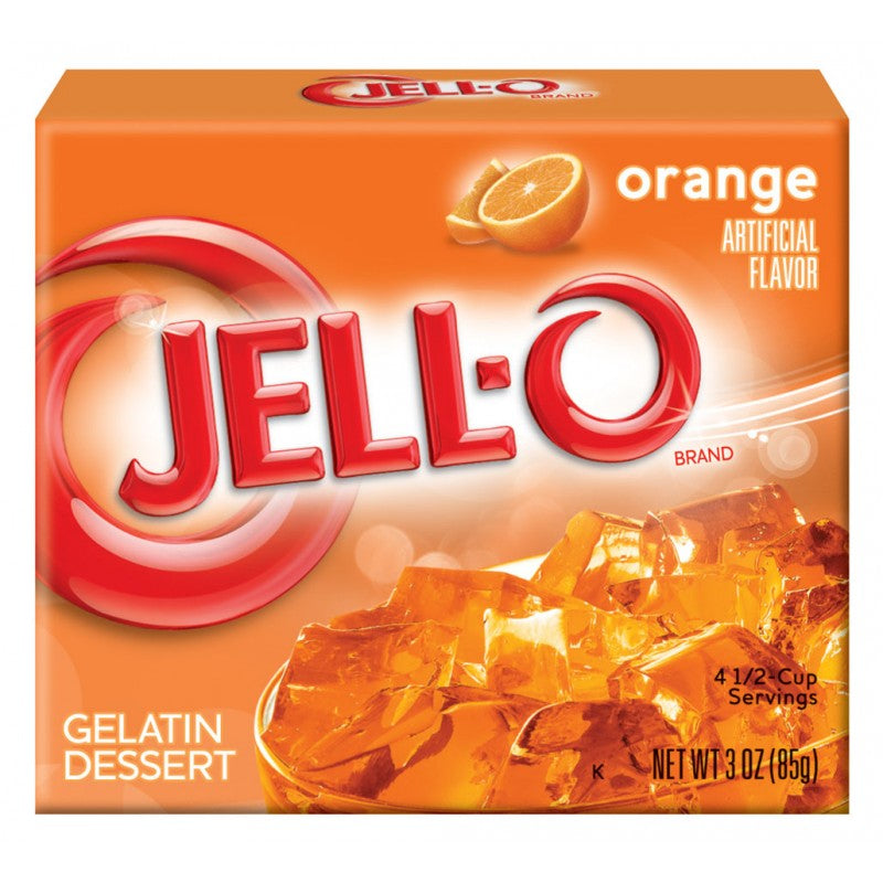 Jell-O - Orange Gelatin Dessert - 3oz (85g)