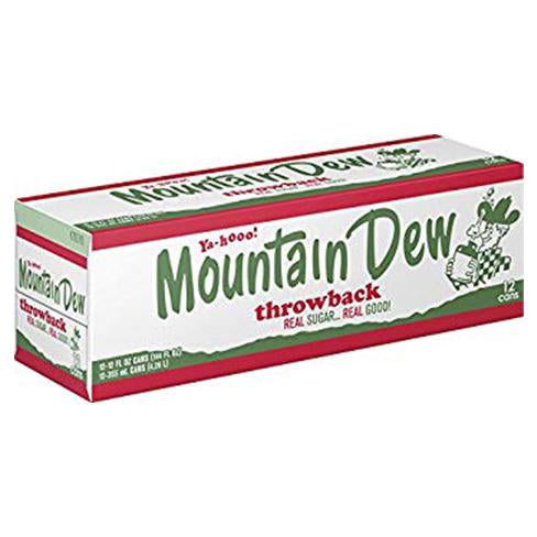 Mountain Dew USA Throwback Fridgepack (12 cans)