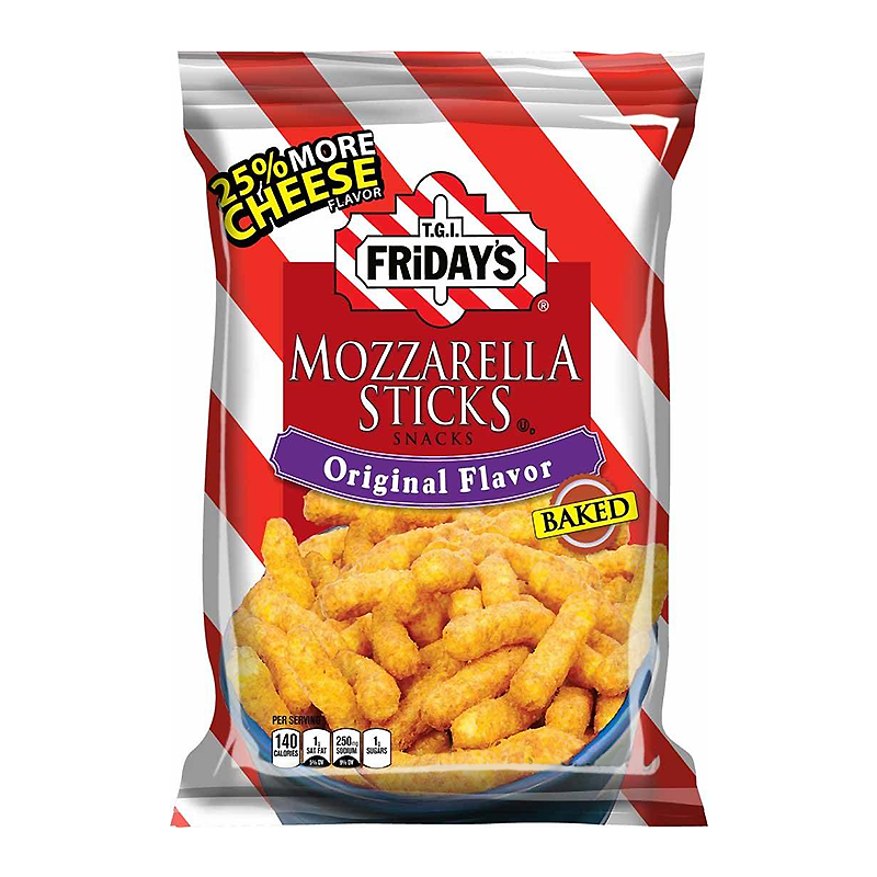 TGI Fridays Mozzarella Sticks Baked Snacks 3.5oz (99g)
