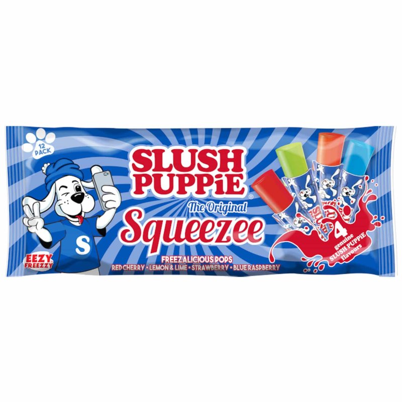 Slush Puppie Squeezee Ice Lollies 10pk