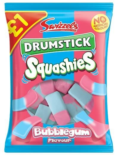 Swizzels Bubblegum Drumstick Squashies 145g