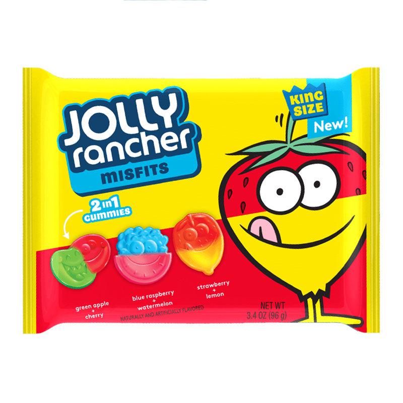 Jolly Rancher Misfits Gummy Candy 3.4oz (96g - Bags)