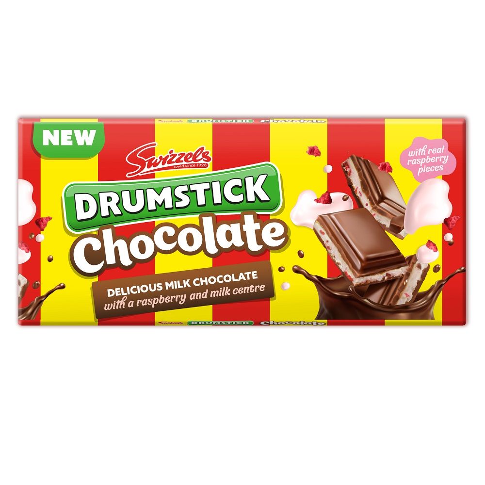 Swizzels Drumstick Milk Chocolate Bar 100g - Best before 2nd February 2022 - 20P