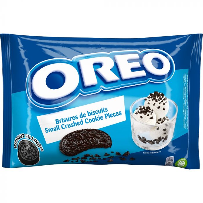 Oreo Crushed Cookie Crumbs (No Creme) 400g - Best before 1st March 2022