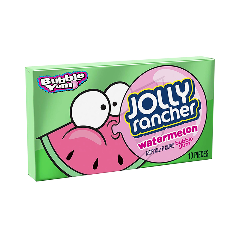 Bubble Yum Jolly Rancher Watermelon Gum 10-Piece - 2.8oz (79g)