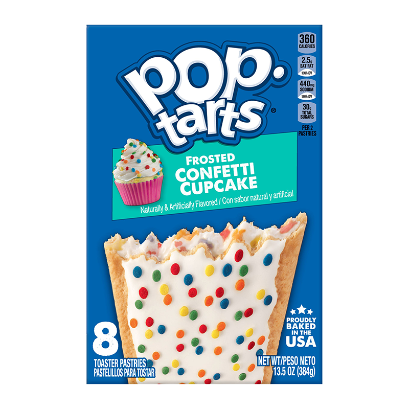 Pop Tarts Frosted Confetti Cupcake 8-Pack 13.5oz (384g)