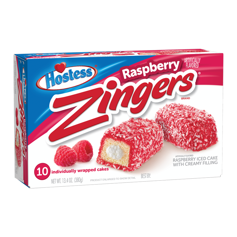Hostess Zingers Raspberry 10-Pack 13.4oz (380g)