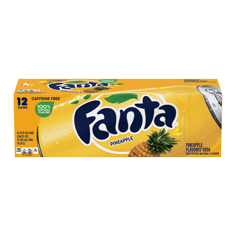 Fanta Pineapple 12 cans 355ml