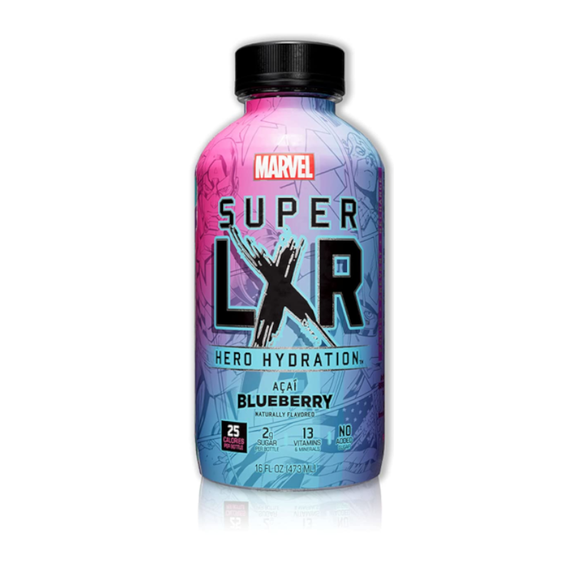 Arizona x Marvel Super LXR Hero Hydration Açaí Blueberry - 16fl.oz (473ml)