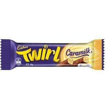 Cadbury Caramilk Twirl - 39g x 5 bars -  Best before 21st March 2022