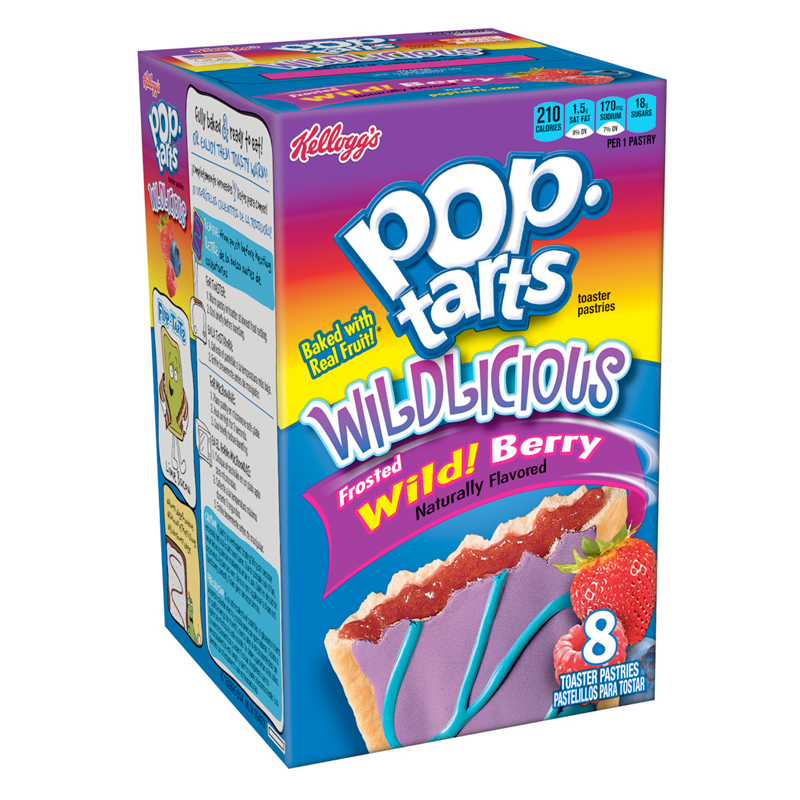 Pop Tarts - Frosted Wild! Berry 15.2oz (430g) - 8-Pack - Best before 11th September 2022