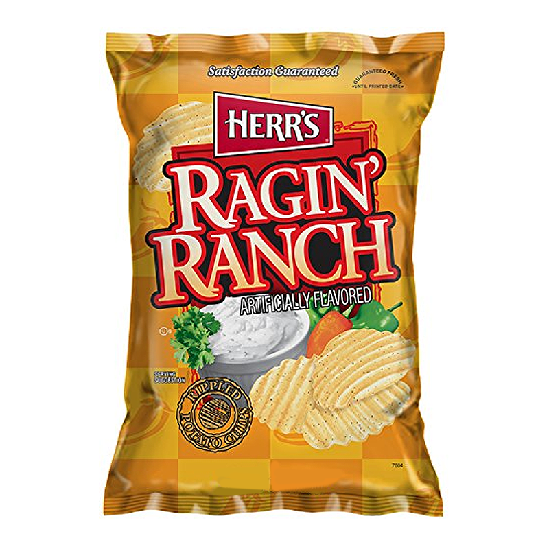 Herr's Ragin' Ranch Potato Chips - 7oz (198.5g)