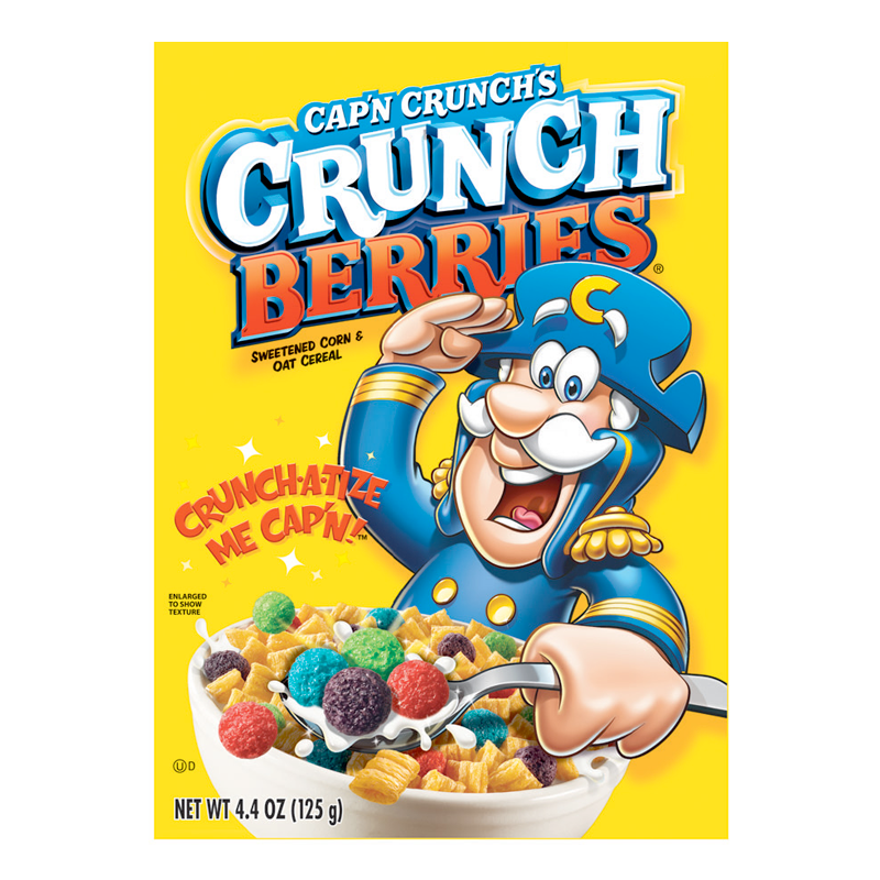Quaker Cap'n Crunch's Crunch Berries Cereal - 13oz (370g)