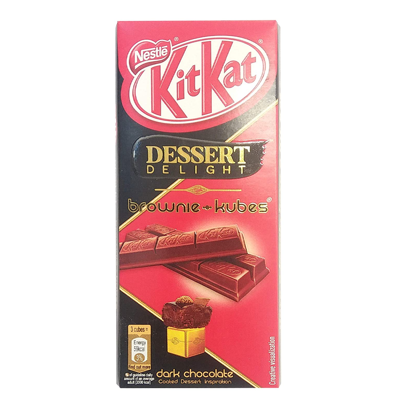 Kit Kat Dessert Delight Heavenly Brownie Kubes (50g India)