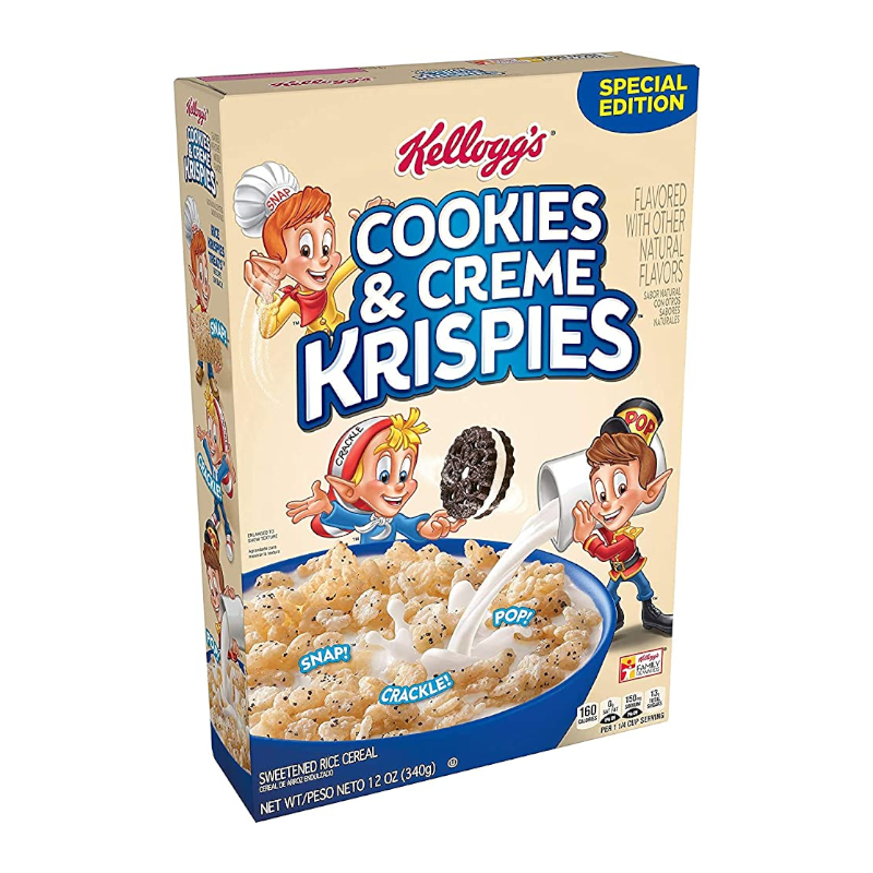 Kellogg's Cookies & Creme Krispies - 12oz (340g)