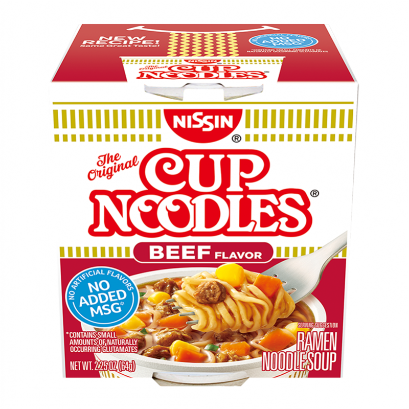 Nissin Cup Noodles Beef - 2.25oz (64g)