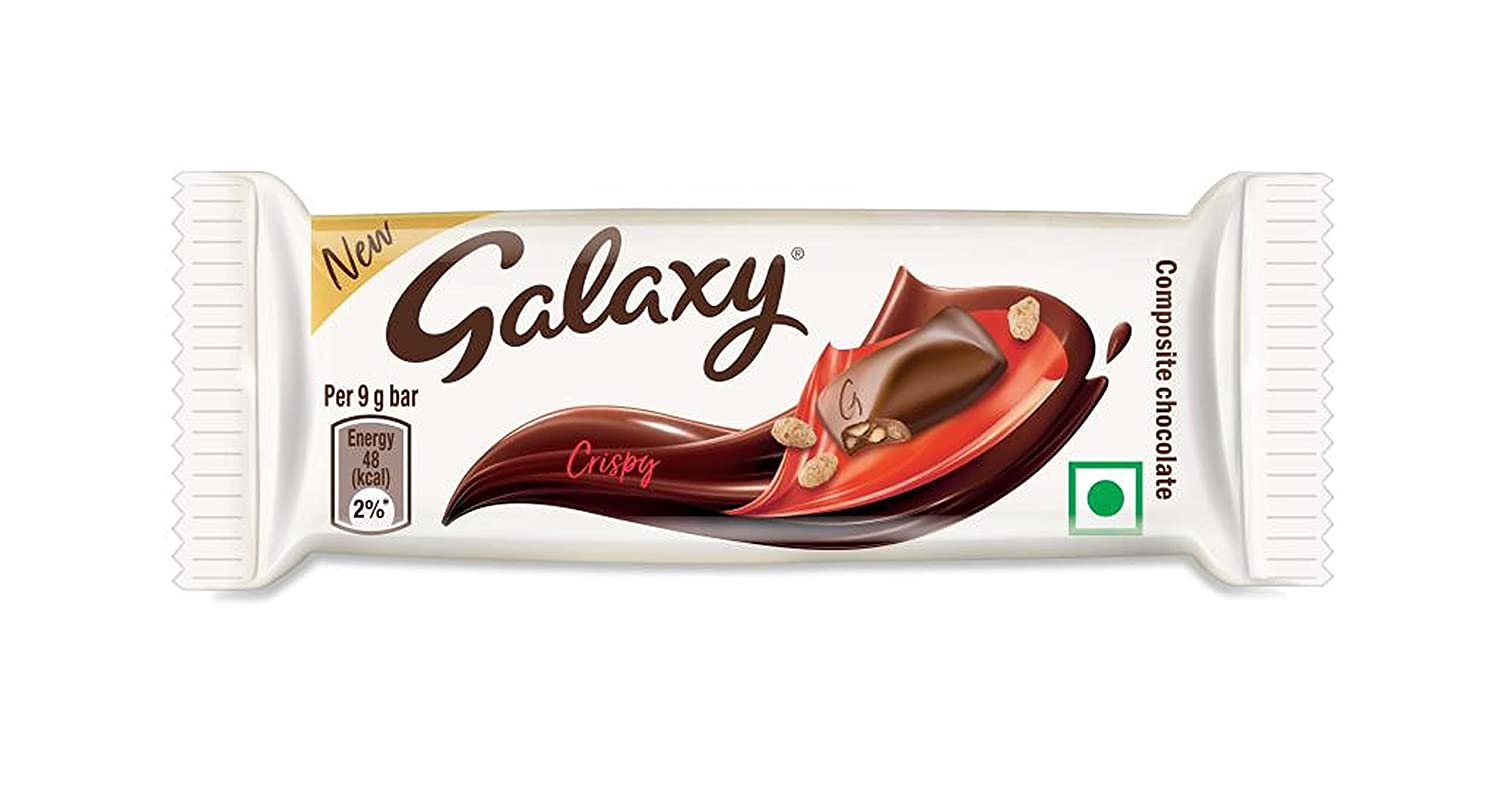 Galaxy Crispy Chocolate Bar 9g  (India Import)