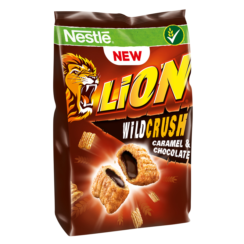 Nestle Lion Wild Crush Caramel & Chocolate Cereal - 150g