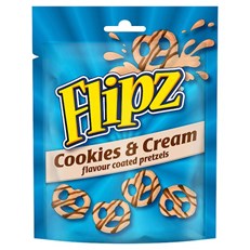 Pretzel Flipz Cookies and Creme - 90g