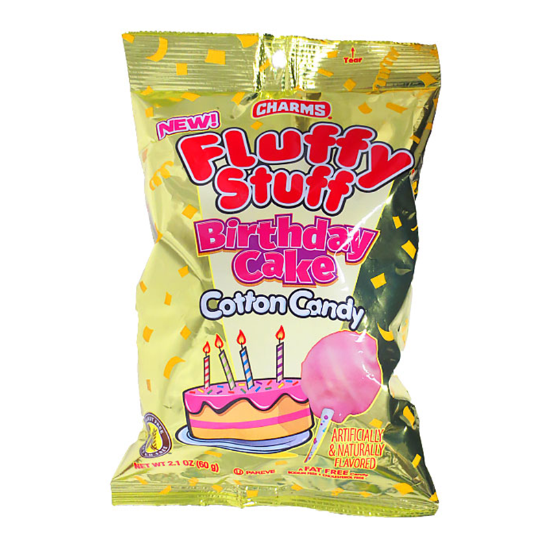 Charm's Fluffy Stuff Cotton Candy Birthday Cake 24 x 60g – Planet