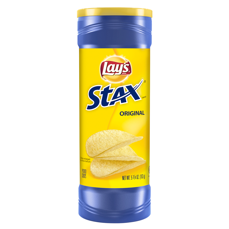 Lay's Stax Potato Chips Original 5.75oz (155.9g)