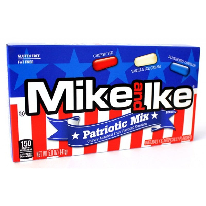 Mike & Ike - Patriotic Mix Theatre Box 5oz (142g)