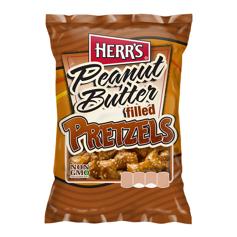 Herr's Peanut Butter Filled Pretzels - 2oz (57g)