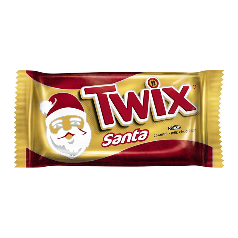 Twix - Caramel Santa - 1.06oz (30g) [ Christmas ]