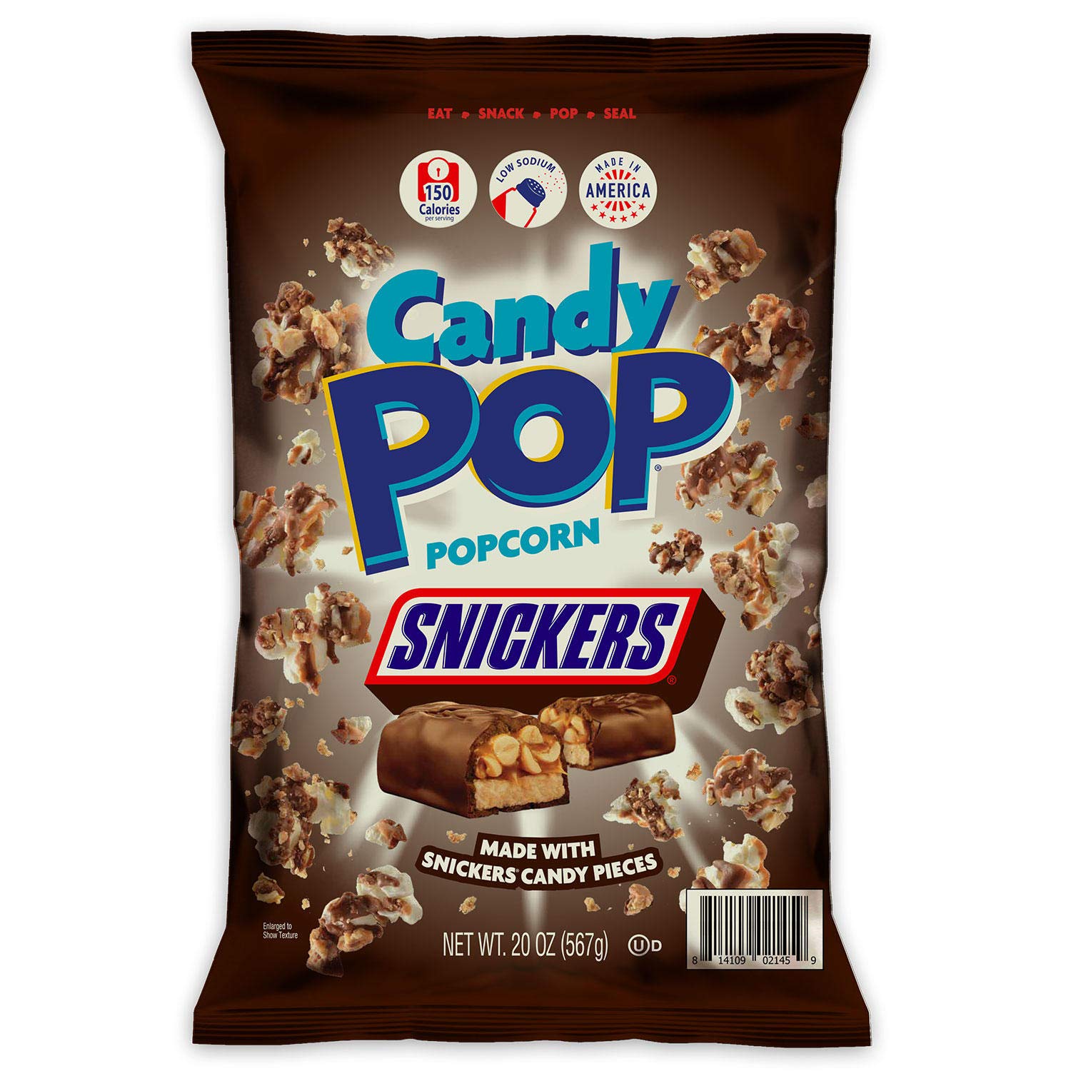 Candy Pop Snickers Popcorn Bag- 28g