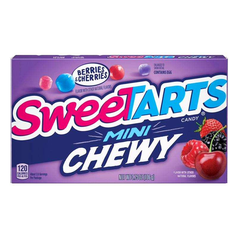 SweeTarts Mini Chewy Berries & Cherries - 3.75oz (106g)