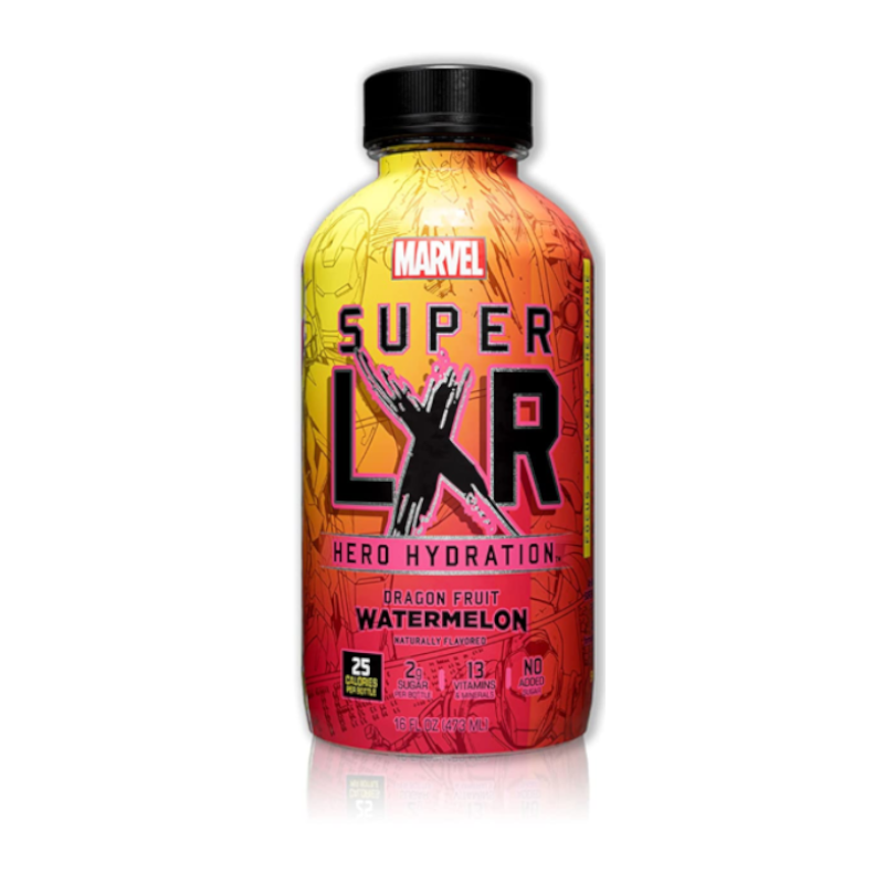 Arizona x Marvel Super LXR Hero Hydration Dragon Fruit Watermelon - 16fl.oz (473ml)