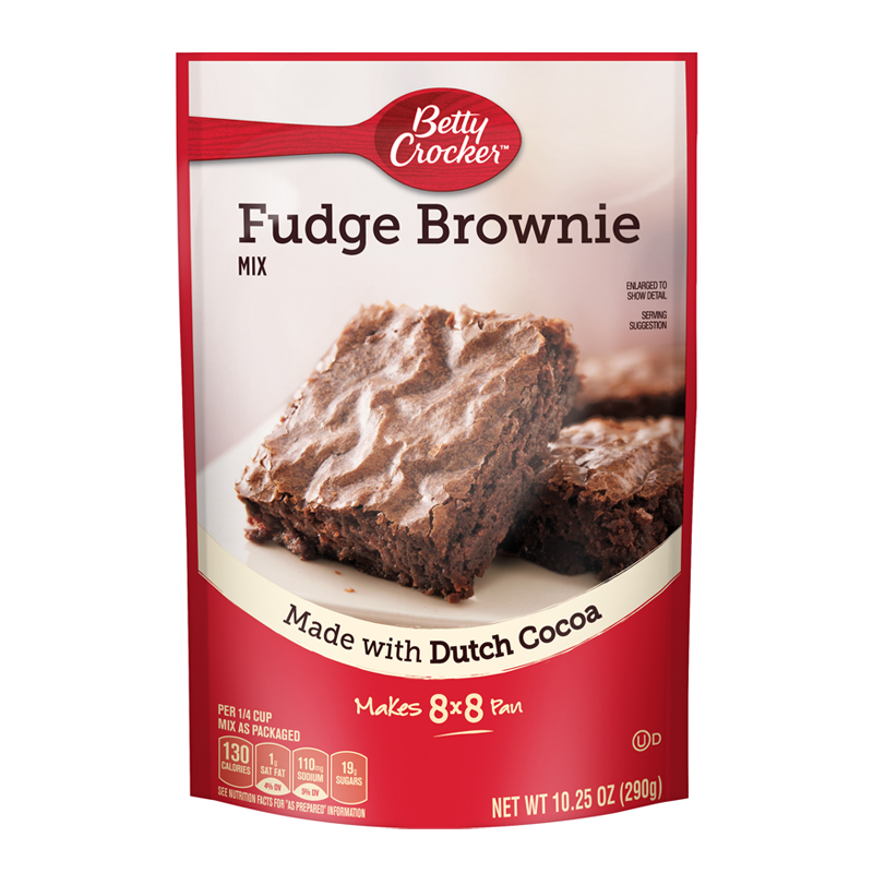 Betty Crocker Fudge Brownie Mix Pouch - 10.25oz (290g)