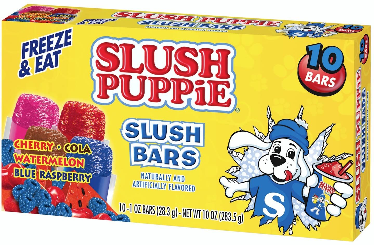 Slush Puppie Freezer Bars - 10 pack