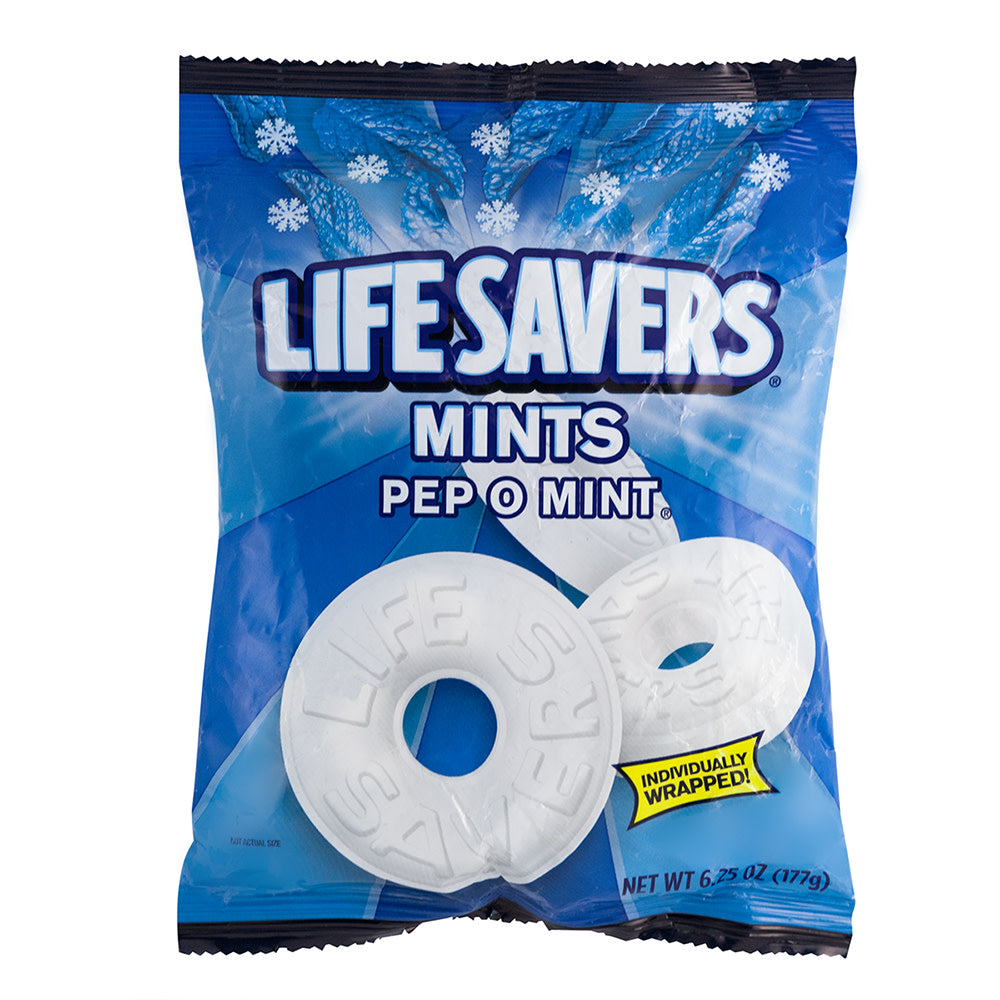 Lifesavers Hard Peppomint Pep o Mint Peg Bag 2.75oz