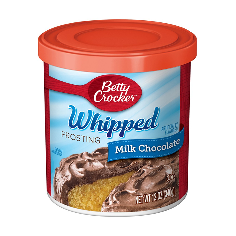 Betty Crocker Whipped Milk Chocolate Frosting - 12oz (340g) - Best before 17th March 2022