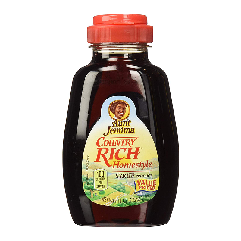 Pearl Miling Company (Aunt Jemima) Country Rich Homestyle Pancake Syrup 8fl.oz (236ml) - Best before 19th August 2022