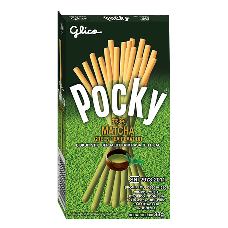 Pocky Sticks Matcha Green Tea Flavour (33g)
