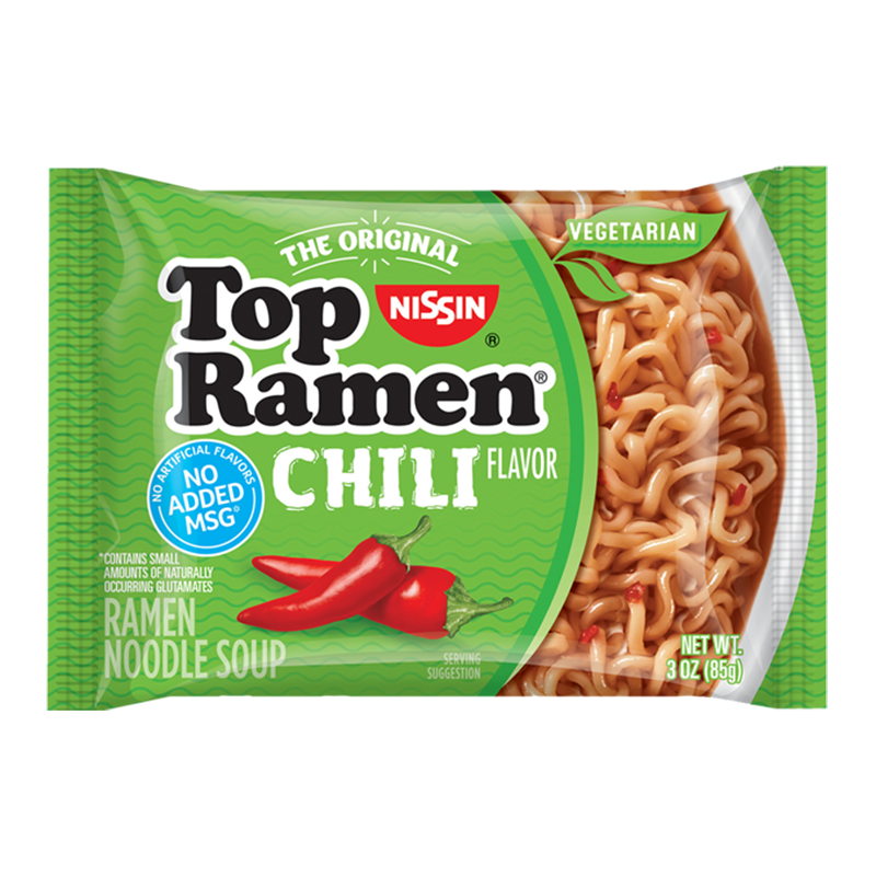 Nissin Top Ramen Chili Noodles - 3oz (85g)