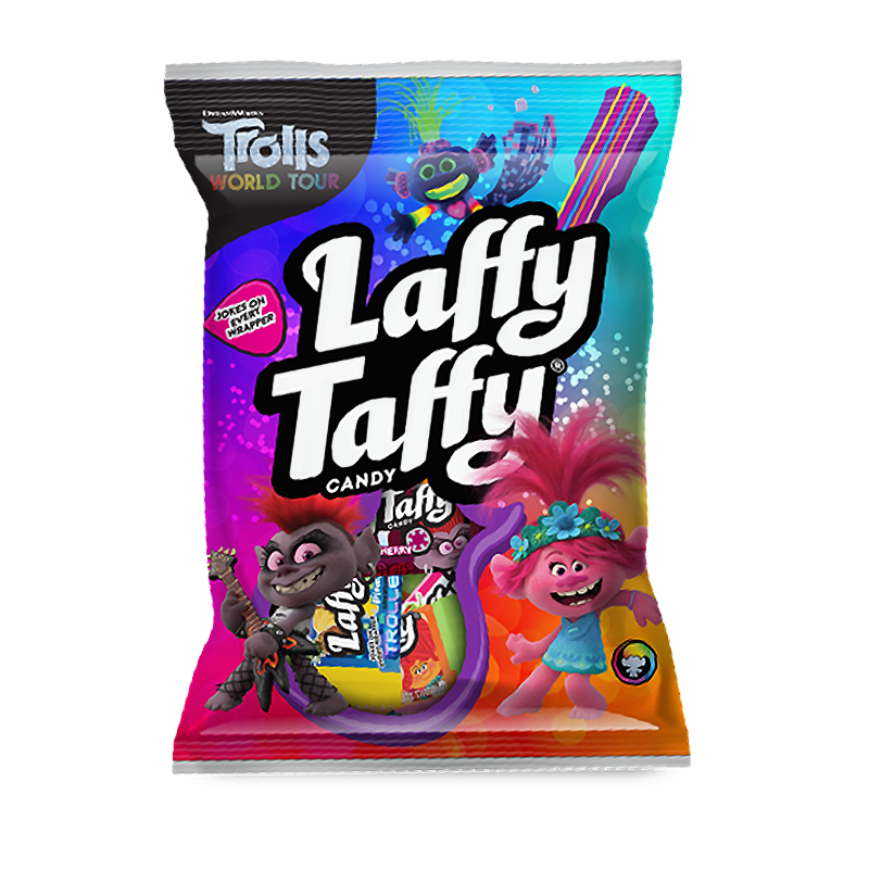 Laffy Taffy Trolls Peg Bag - 3.8oz (108g)