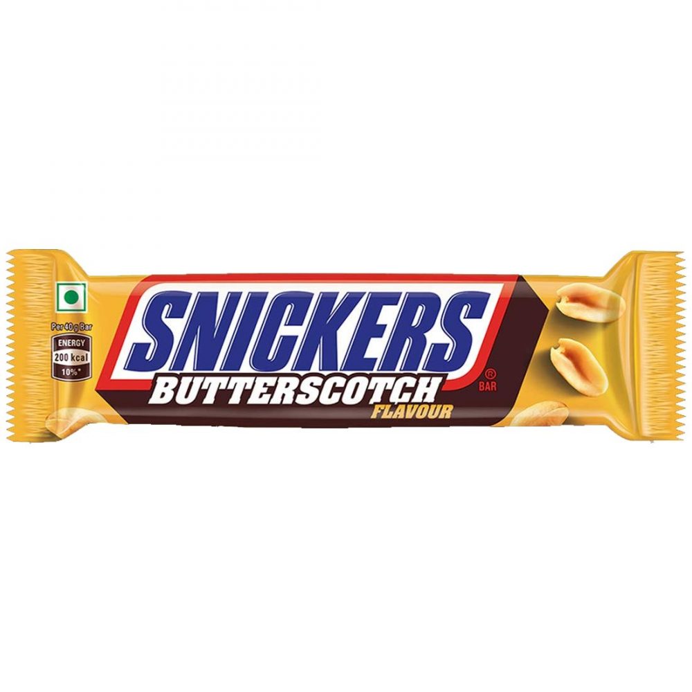 Snickers Butterscotch Flavour Chocolate Bar (India)