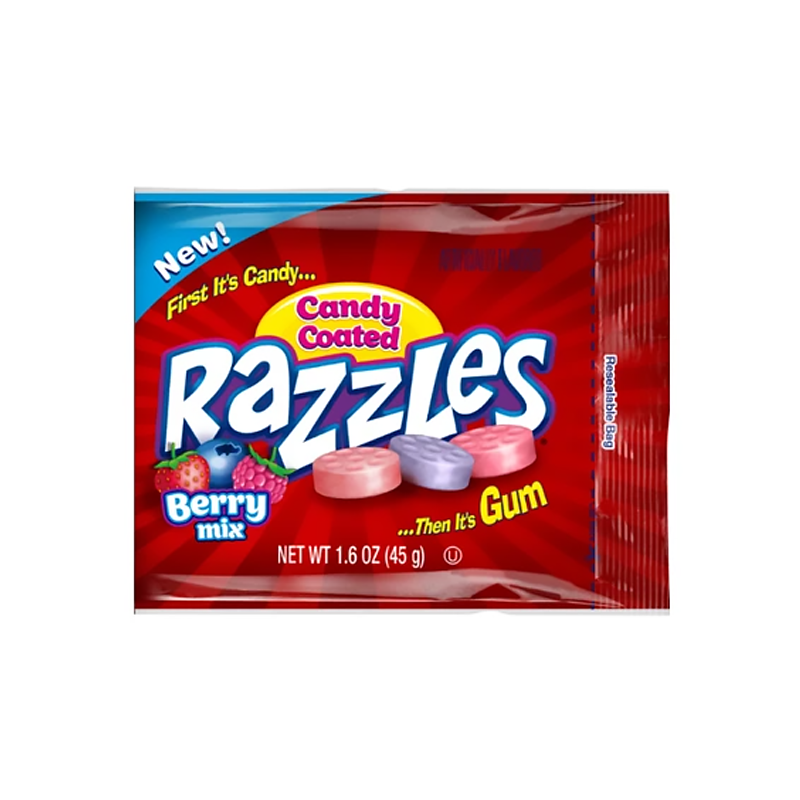 Razzles Candy Coated Berry Mix - 1.6oz (45g)