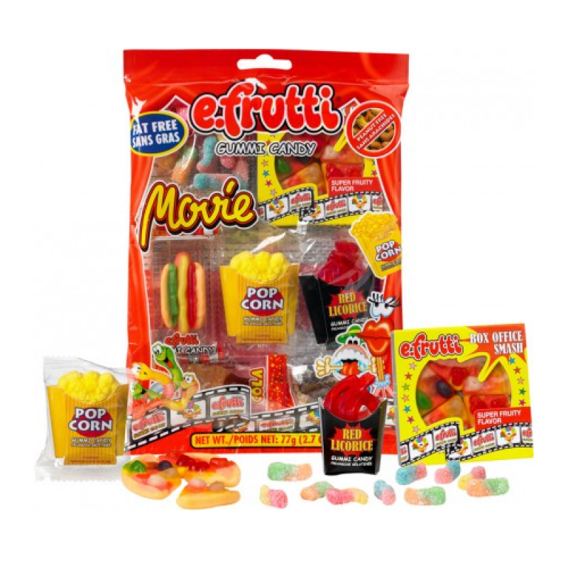 E.Frutti Gummies Movie Bag - 2.7oz (77g)