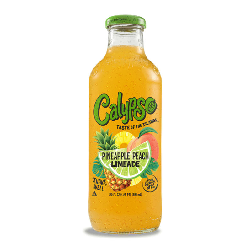 Calypso Pineapple Peach Limeade 16oz (473ml)
