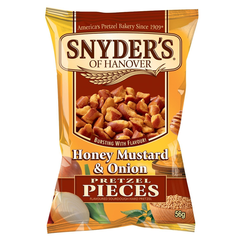 Snyder's Pretzel Pieces - Honey Mustard & Onion (56g)