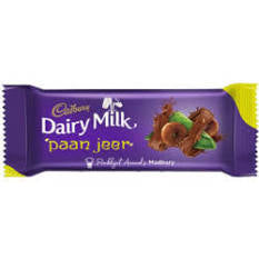 Dairy Milk Paan Jeer 36g - India - Best before July 2021