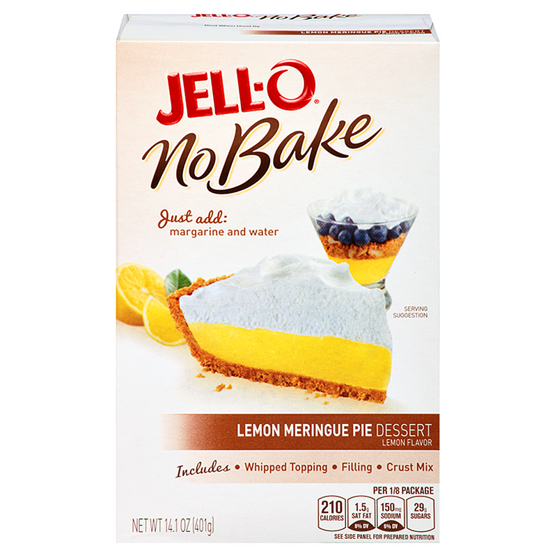 Jell-O - No Bake Lemon Meringue Pie Mix - 14.1oz (401g)