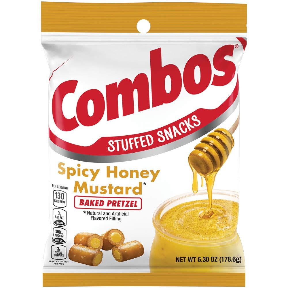 Combos Spicy Honey Mustard Baked Pretzel 6.3oz (178.6g)